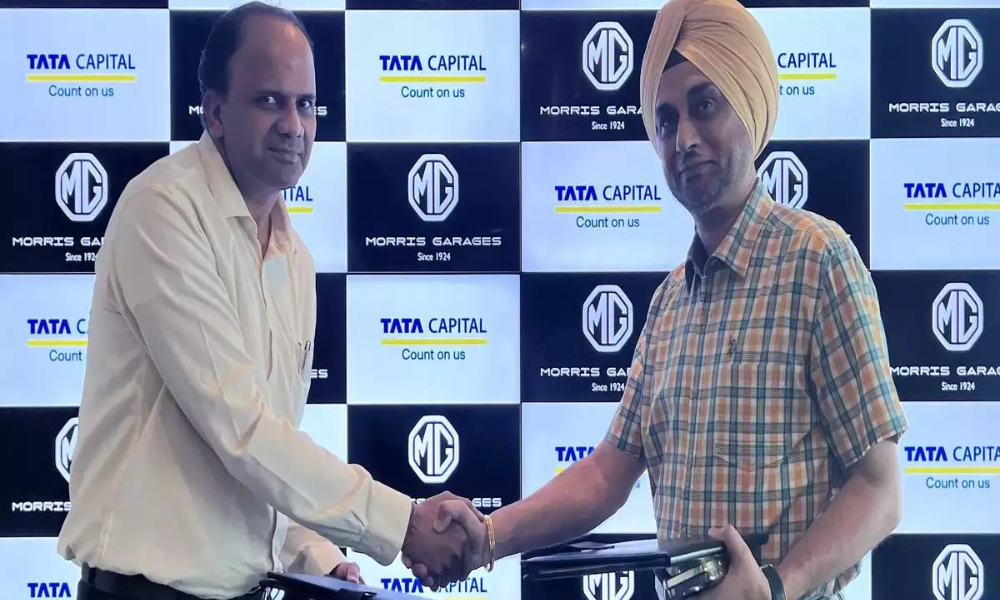 JSW MG Motor India Joins Forces with Tata Capital to Strengthen Dealer Financing